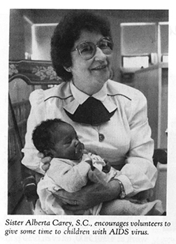 Sr. Alberta worked with children with AIDS