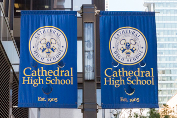 Cathedral High School founded in 1905 by the Sisters of Charity