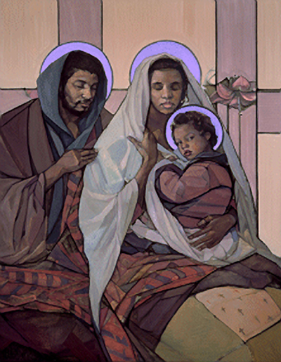 The Holy Family by Janet McKenzie