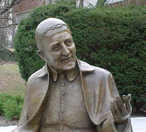 St. Vincent and Students, at the College of Mount Saint Vincent, by Margaret Beaudette, SC