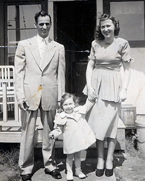 Sister Carol with her parents